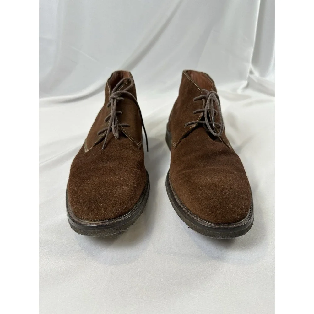 Johnston Murphy Copeland Men's Size 11.5M Shoes Brown Comfort Chukka Ankle Boots